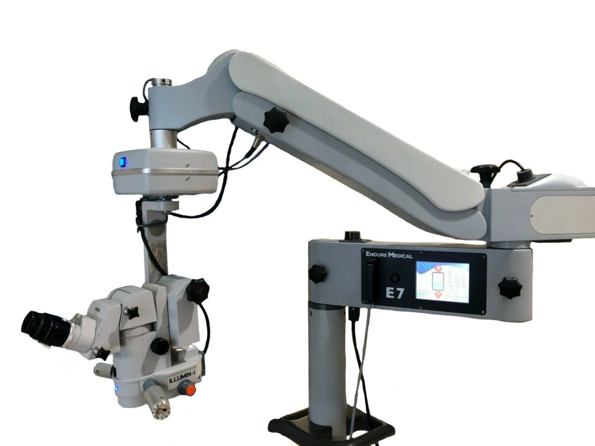 Laser Locators Endure-Medical-Alcon-E7-OR-Rolling-Surgical-Ophthalmic-Microscope-w-ILLUMIN-i  