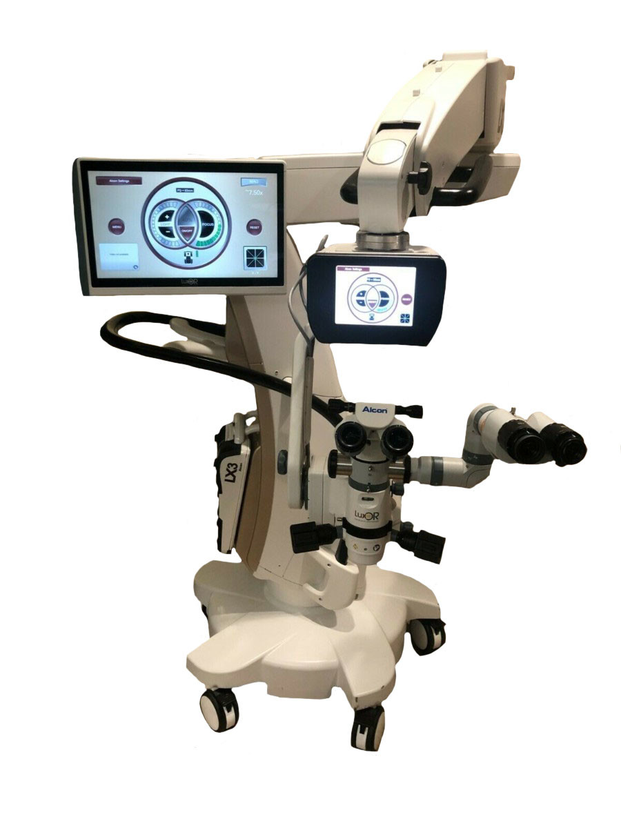 Laser Locators Alcon-Luxor-LX3-Surgical-Ophthalmic-Microscope-with-ILLUMIN-i-AMP-Foot-Pedal  